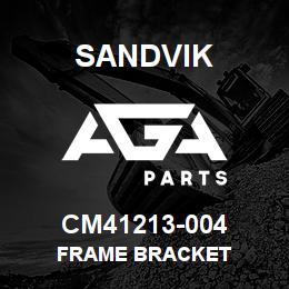 CM41213-004 Sandvik FRAME BRACKET | AGA Parts