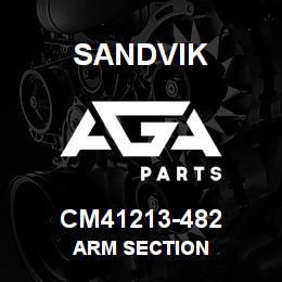 CM41213-482 Sandvik ARM SECTION | AGA Parts