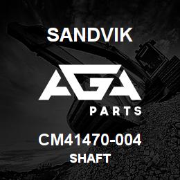 CM41470-004 Sandvik SHAFT | AGA Parts