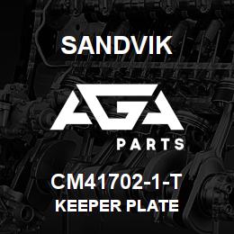 CM41702-1-T Sandvik KEEPER PLATE | AGA Parts