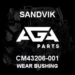 CM43206-001 Sandvik WEAR BUSHING | AGA Parts