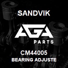 CM44005 Sandvik BEARING ADJUSTE | AGA Parts