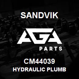 CM44039 Sandvik HYDRAULIC PLUMB | AGA Parts