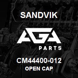 CM44400-012 Sandvik OPEN CAP | AGA Parts