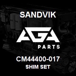 CM44400-017 Sandvik SHIM SET | AGA Parts