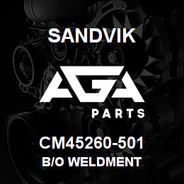 CM45260-501 Sandvik B/O WELDMENT | AGA Parts