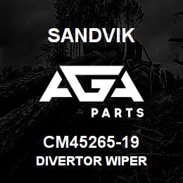 CM45265-19 Sandvik DIVERTOR WIPER | AGA Parts
