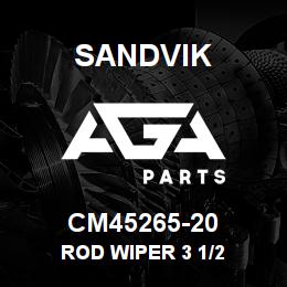 CM45265-20 Sandvik ROD WIPER 3 1/2 | AGA Parts