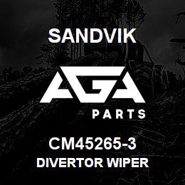 CM45265-3 Sandvik DIVERTOR WIPER | AGA Parts