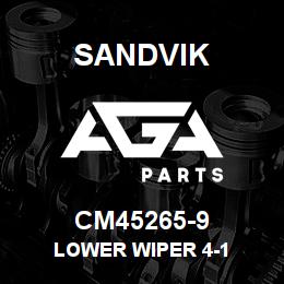 CM45265-9 Sandvik LOWER WIPER 4-1 | AGA Parts