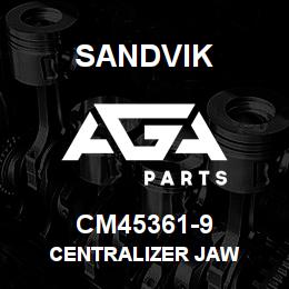 CM45361-9 Sandvik CENTRALIZER JAW | AGA Parts