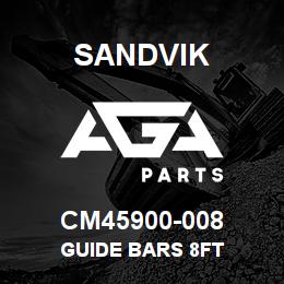 CM45900-008 Sandvik GUIDE BARS 8FT | AGA Parts