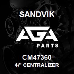 CM47360 Sandvik 4" CENTRALIZER | AGA Parts