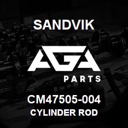 CM47505-004 Sandvik CYLINDER ROD | AGA Parts