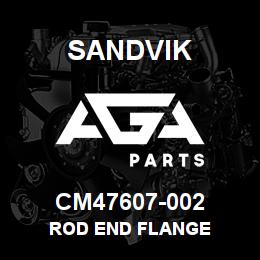 CM47607-002 Sandvik ROD END FLANGE | AGA Parts