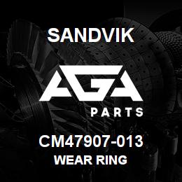 CM47907-013 Sandvik WEAR RING | AGA Parts