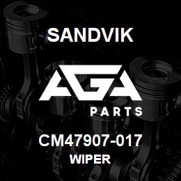 CM47907-017 Sandvik WIPER | AGA Parts