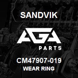 CM47907-019 Sandvik WEAR RING | AGA Parts
