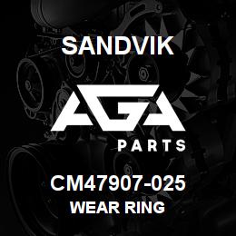 CM47907-025 Sandvik WEAR RING | AGA Parts