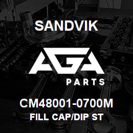 CM48001-0700M Sandvik FILL CAP/DIP ST | AGA Parts