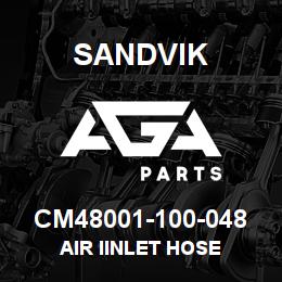 CM48001-100-048 Sandvik AIR IINLET HOSE | AGA Parts