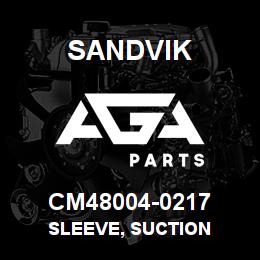 CM48004-0217 Sandvik SLEEVE, SUCTION | AGA Parts