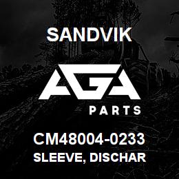 CM48004-0233 Sandvik SLEEVE, DISCHAR | AGA Parts