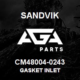 CM48004-0243 Sandvik GASKET INLET | AGA Parts