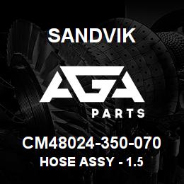 CM48024-350-070 Sandvik HOSE ASSY - 1.5 | AGA Parts