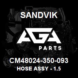 CM48024-350-093 Sandvik HOSE ASSY - 1.5 | AGA Parts