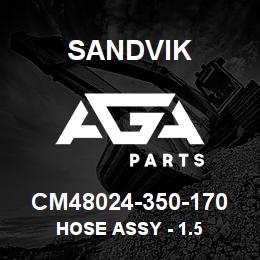 CM48024-350-170 Sandvik HOSE ASSY - 1.5 | AGA Parts