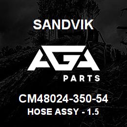 CM48024-350-54 Sandvik HOSE ASSY - 1.5 | AGA Parts