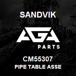 CM55307 Sandvik PIPE TABLE ASSE | AGA Parts