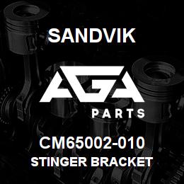 CM65002-010 Sandvik STINGER BRACKET | AGA Parts