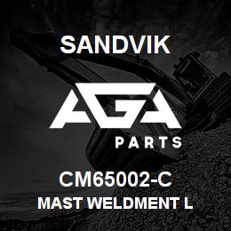 CM65002-C Sandvik MAST WELDMENT L | AGA Parts