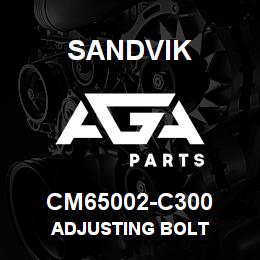 CM65002-C300 Sandvik ADJUSTING BOLT | AGA Parts