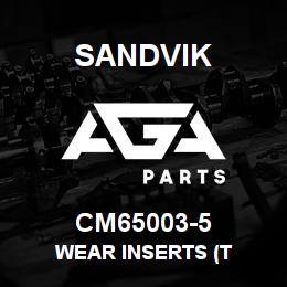 CM65003-5 Sandvik WEAR INSERTS (T | AGA Parts