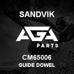 CM65006 Sandvik GUIDE DOWEL | AGA Parts