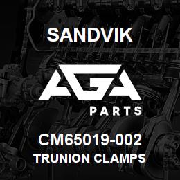 CM65019-002 Sandvik TRUNION CLAMPS | AGA Parts