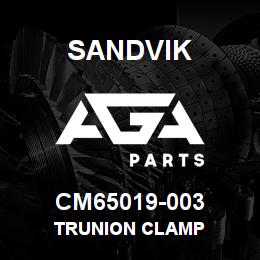 CM65019-003 Sandvik TRUNION CLAMP | AGA Parts