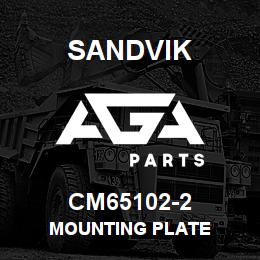 CM65102-2 Sandvik MOUNTING PLATE | AGA Parts