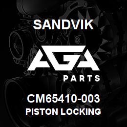 CM65410-003 Sandvik PISTON LOCKING | AGA Parts