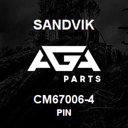 CM67006-4 Sandvik PIN | AGA Parts