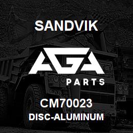 CM70023 Sandvik DISC-ALUMINUM | AGA Parts