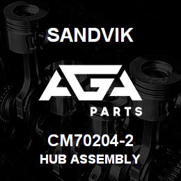CM70204-2 Sandvik HUB ASSEMBLY | AGA Parts