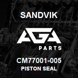 CM77001-005 Sandvik PISTON SEAL | AGA Parts
