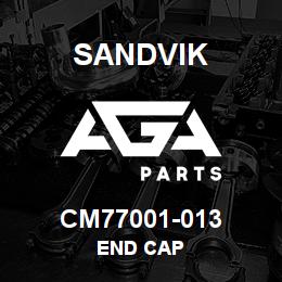 CM77001-013 Sandvik END CAP | AGA Parts