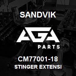 CM77001-18 Sandvik STINGER EXTENSI | AGA Parts