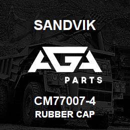 CM77007-4 Sandvik RUBBER CAP | AGA Parts