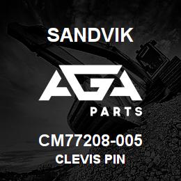 CM77208-005 Sandvik CLEVIS PIN | AGA Parts